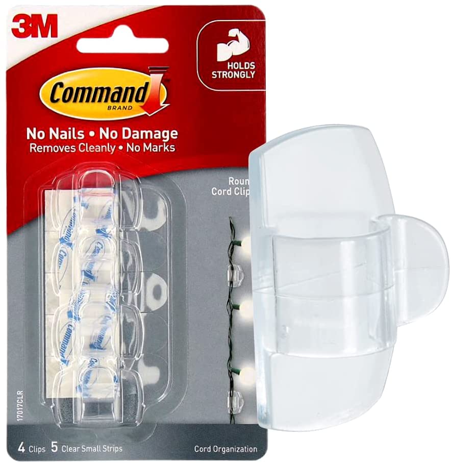 3M - 3M, Command - Clips and Small Strips, Cord Organization, Medium, Shop