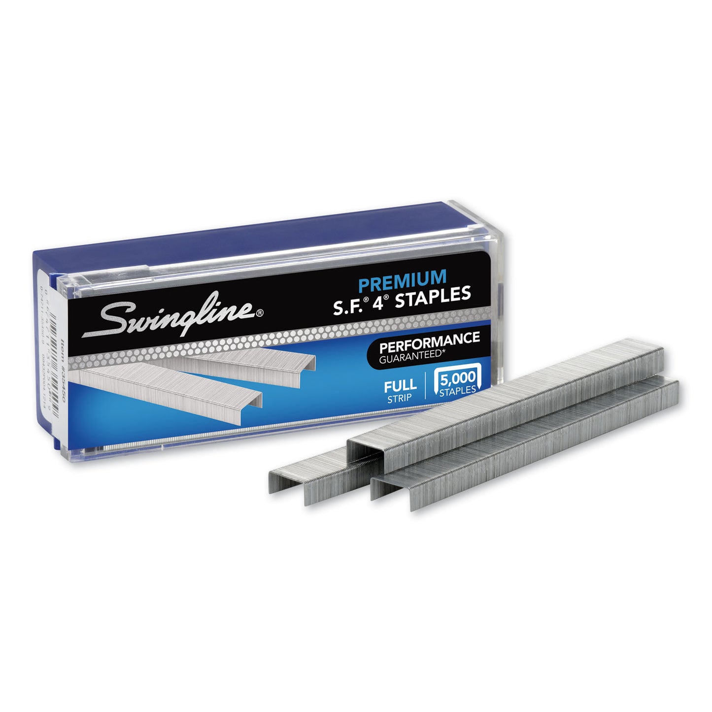 S.F. 4 Premium Staples Swingline, 0.25" Leg, 0.5" Crown, Steel, 210/Strip, 5,000/Box