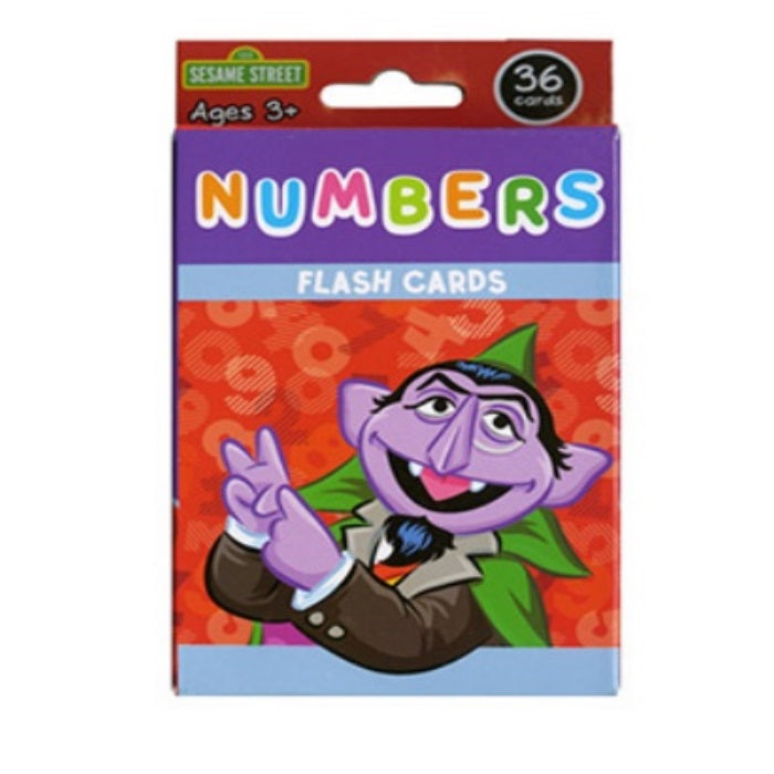 One Pack Sesame Street Educational Early Learning Numbers Flash Cards