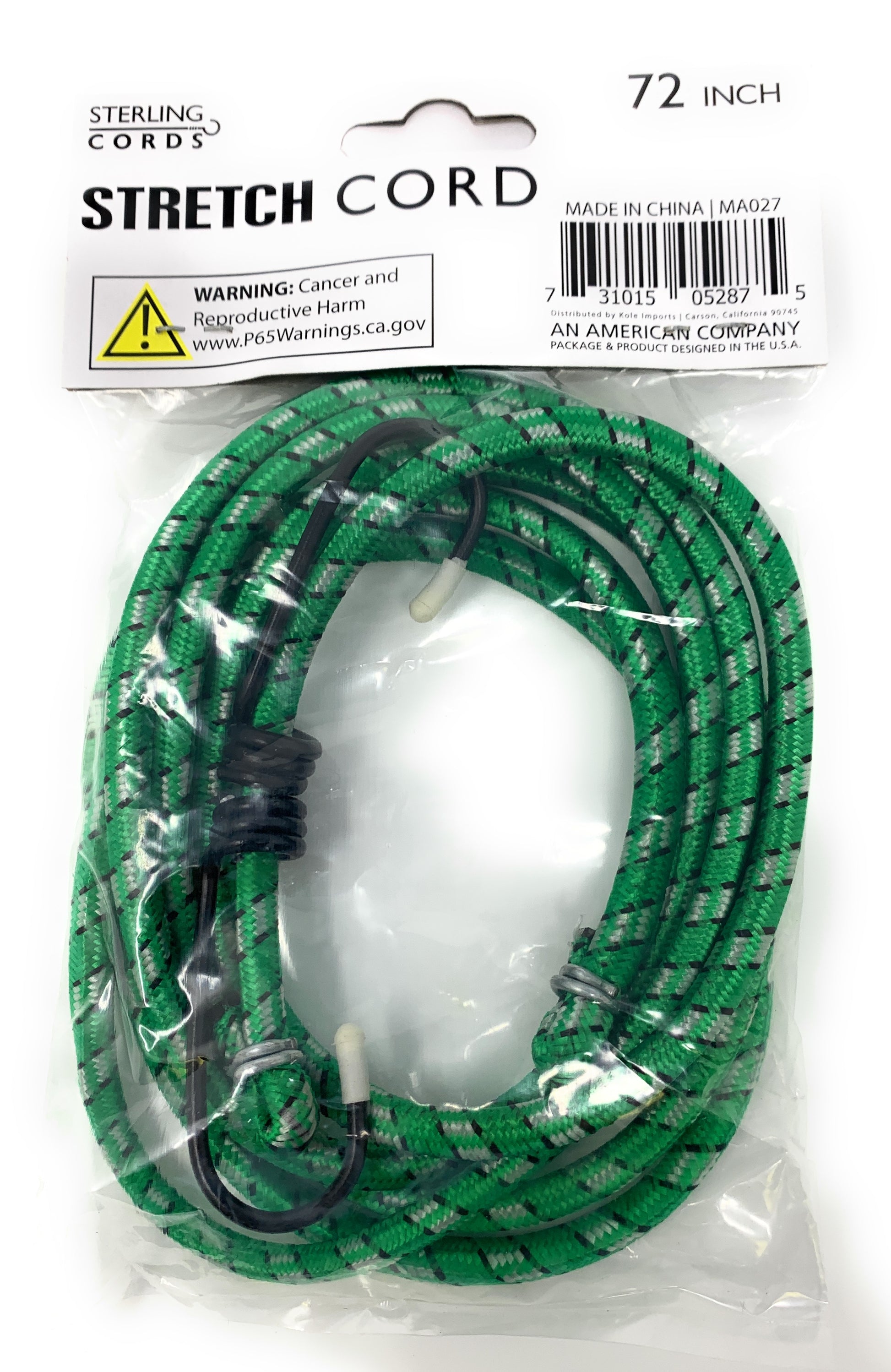 72 Heavy Duty Stretch Cord Green Elastic cords bind together things S –