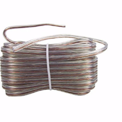 18 Gauge Speaker Wire 25 ft Long Heavy Duty Clear Oxygen Free Copper