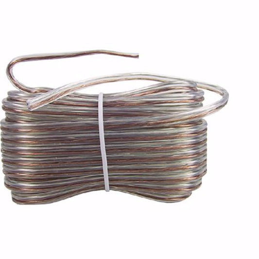 18 Gauge Speaker Wire 25 ft Long Heavy Duty Clear Oxygen Free Copper