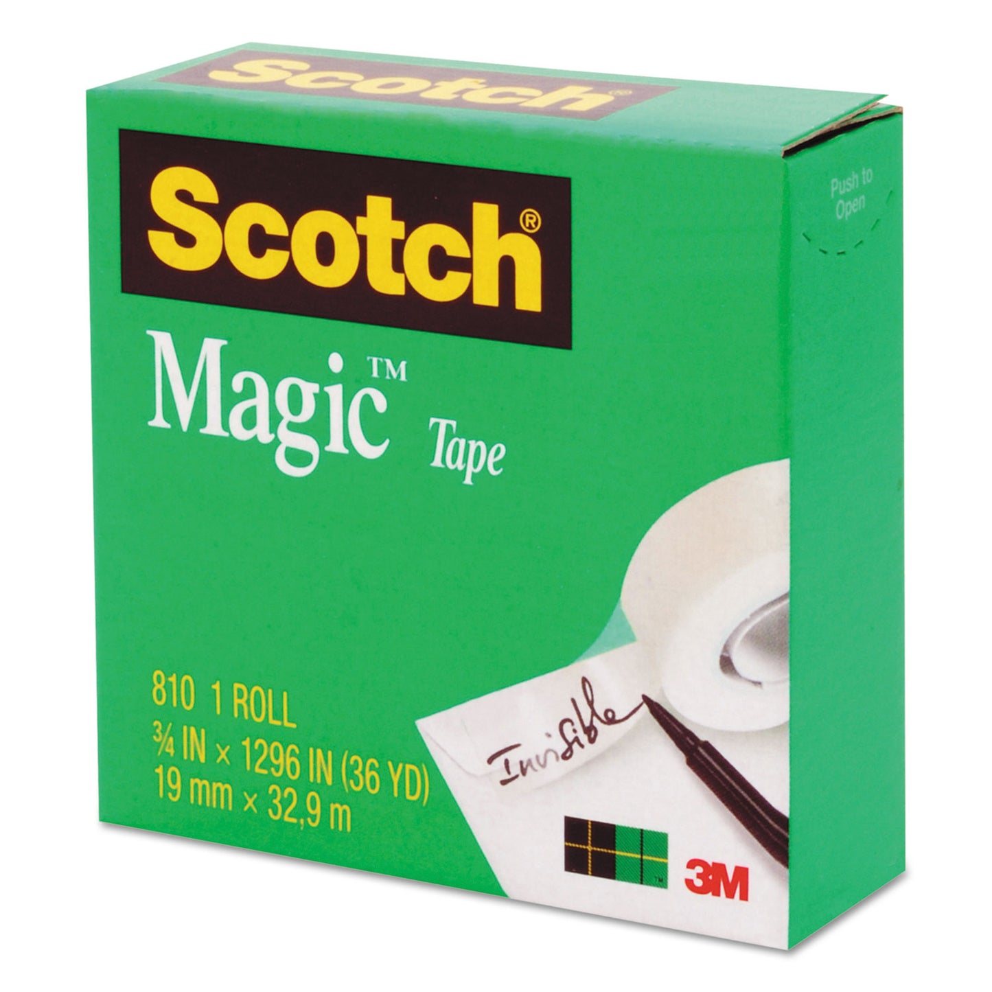 Magic Tape Refill, 1" Core, 0.75" x 83.33 ft, Clear, Offices, Homes and Schools
