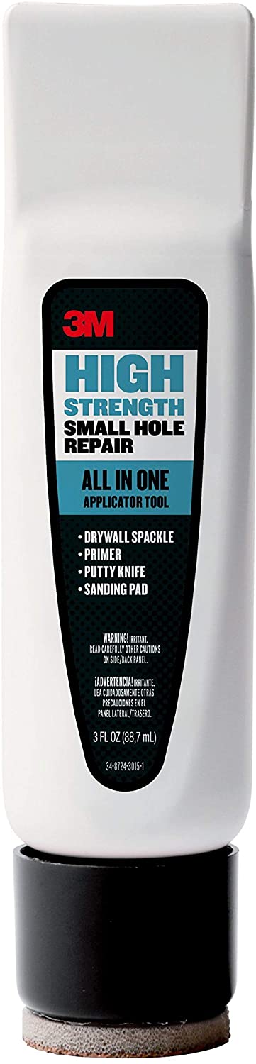 3M High Strength Small Hole Repair, All in One Applicator Tool, Quick and Easy Repair