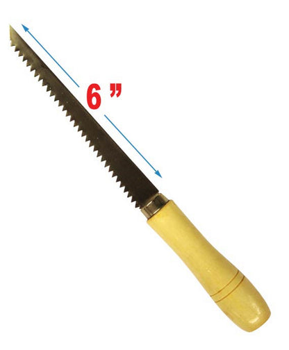 Trisonic 6-inch Sheetrock Saw, Wood Soft Grip Handle, Hand Saw, Sheetrock Saw, Wallboard Saw