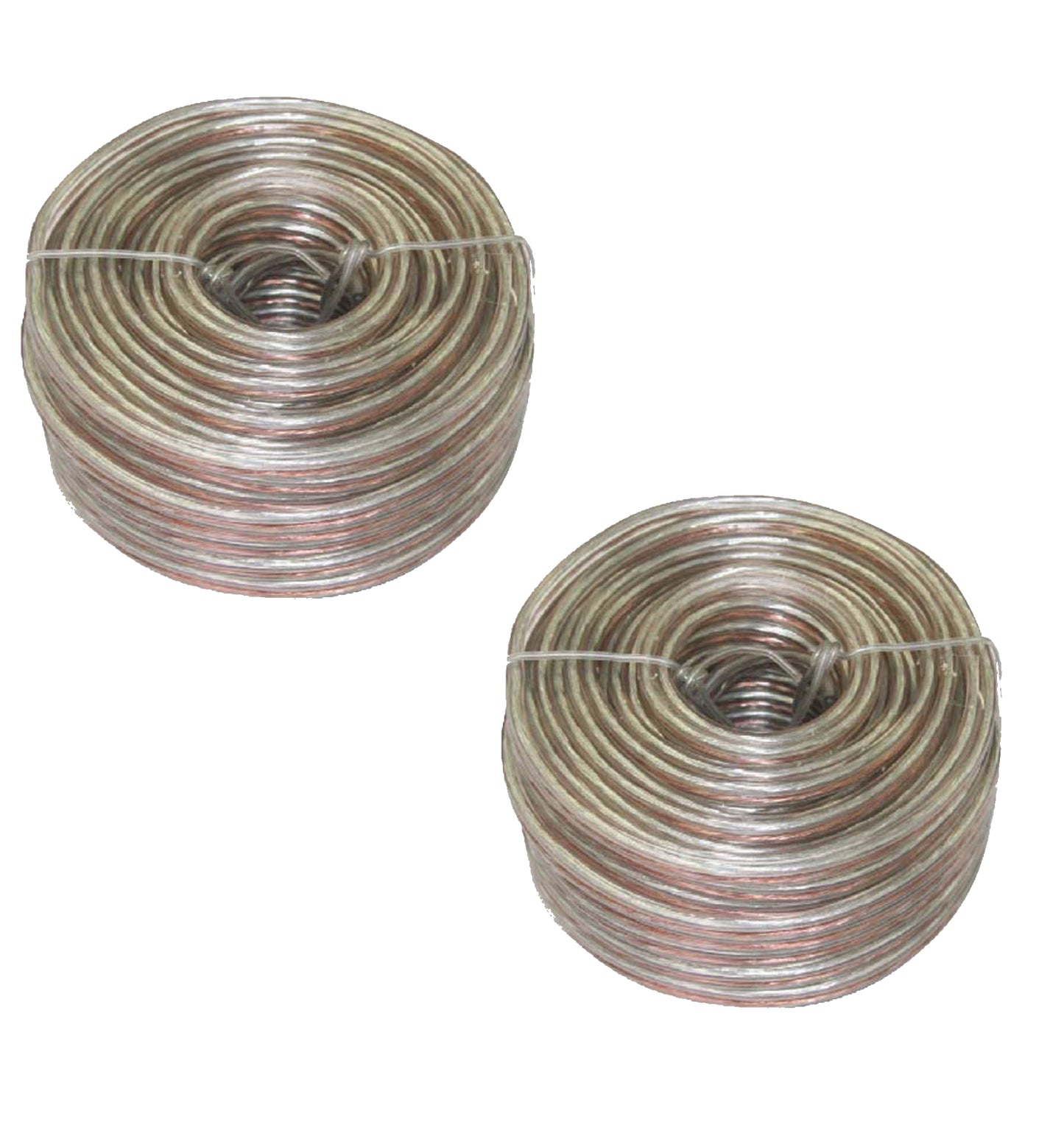 Trisonic 18 Gauge 100 ft. Speaker Wire, Use for Home Theater Speakers, Car Speakers - Pack of 2